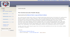 Desktop Screenshot of chs-nhlbi.org